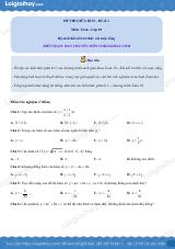 Đề thi giữa kì 2 Toán 10 Kết nối tri thức - Đề số 1